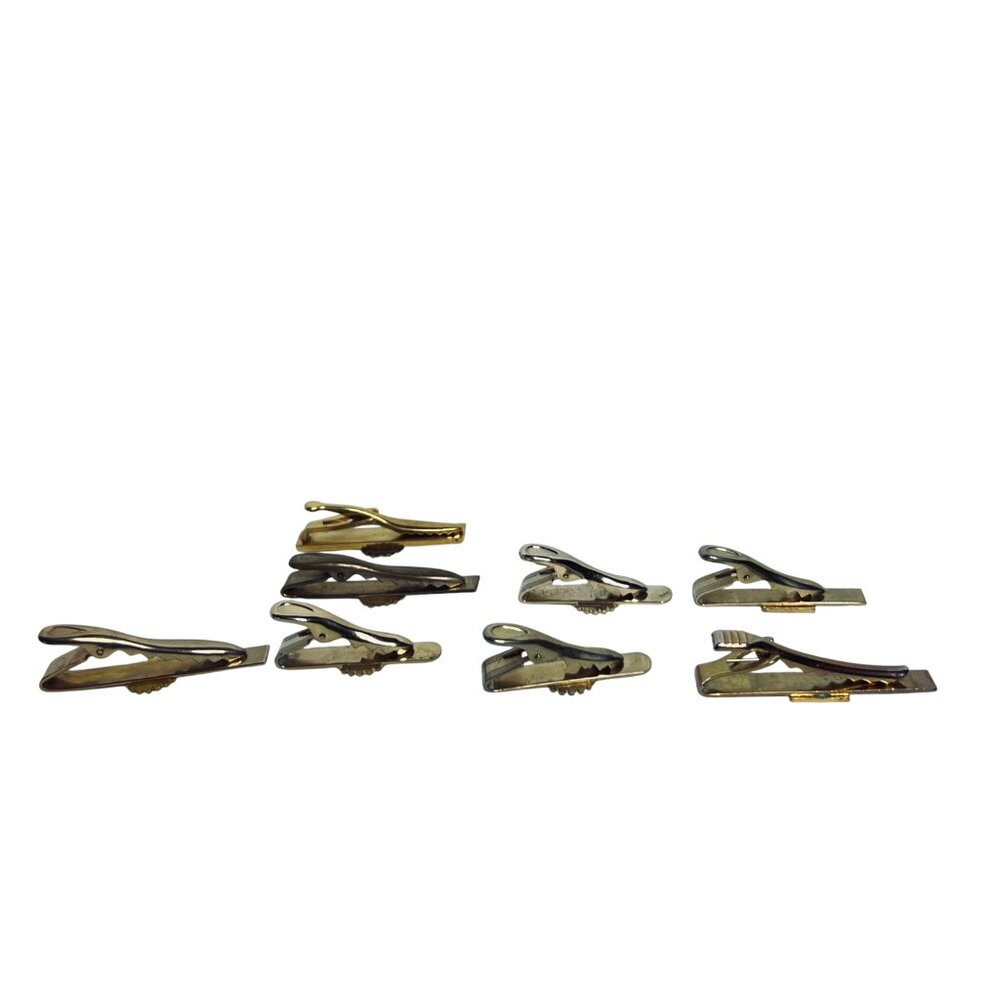 Vintage Lot Of 8 Gold Tone CPC International Anniversary Tie Bars (6062) - Picture 4 of 7